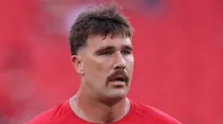 Travis Kelce tight end of the Kansas City Chiefs