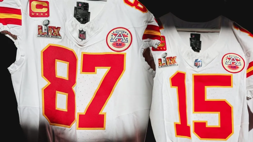 Kansas City Chiefs jerseys for Super Bowl LIX. (Source: @Chiefs)