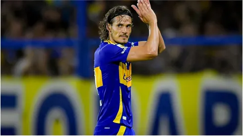 Edinson Cavani of Boca Juniors