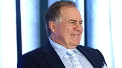 Head Coach Bill Belichick of the North Carolina Tar Heels looks on during a press conference on December 12, 2024 in Chapel Hill, North Carolina.