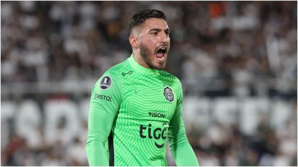 Gaston Olveira goalkeeper of Olimpia – Christian Alvarenga/Getty Images