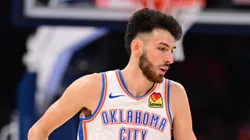 Chet Holmgren #7 of the Oklahoma City Thunder.