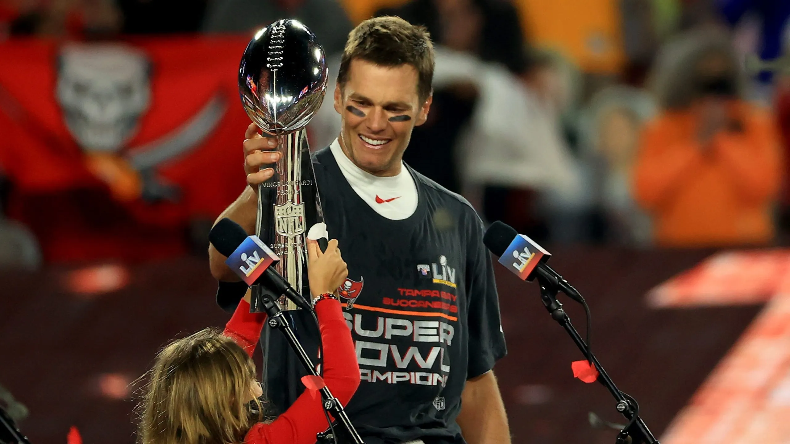 Tom Brady during his time with the Tampa Bay Buccaneers 
