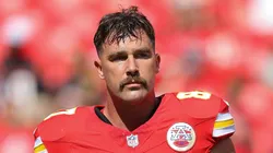 Travis Kelce tight end of the Kansas City Chiefs