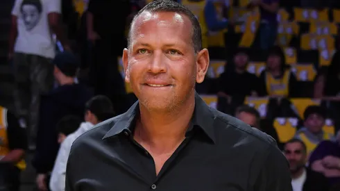 Alex Rodriguez attends a basketball game between the Los Angeles Lakers and the Minnesota Timberwolves at Crypto.com Arena on October 22, 2024 in Los Angeles, California.