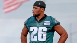 Running back Saquon Barkley #26 of the Philadelphia Eagles