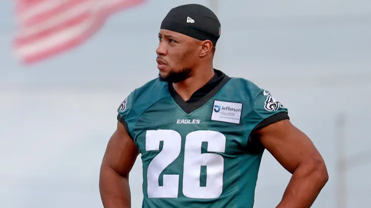 Running back Saquon Barkley #26 of the Philadelphia Eagles