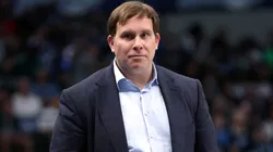 Dallas Mavericks governor Patrick Dumont looks on during the third quarter in Game Three of the Western Conference Second Round Playoffs at American Airlines Center on May 11, 2024 in Dallas, Texas.