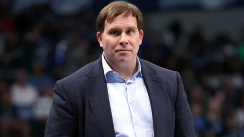 Dallas Mavericks governor Patrick Dumont looks on during the third quarter in Game Three of the Western Conference Second Round Playoffs at American Airlines Center on May 11, 2024 in Dallas, Texas.