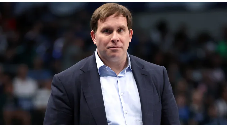Dallas Mavericks governor Patrick Dumont looks on during the third quarter in Game Three of the Western Conference Second Round Playoffs at American Airlines Center on May 11, 2024 in Dallas, Texas.