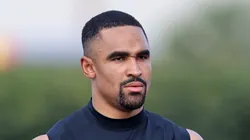 Quarterback Jalen Hurts #1 of the Philadelphia Eagles