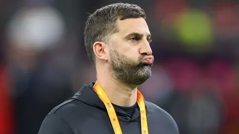 Head coach Nick Sirianni of the Philadelphia Eagles looks on before Super Bowl LIX against the Kansas City Chiefs at Caesars Superdome on February 09, 2025 in New Orleans, Louisiana.