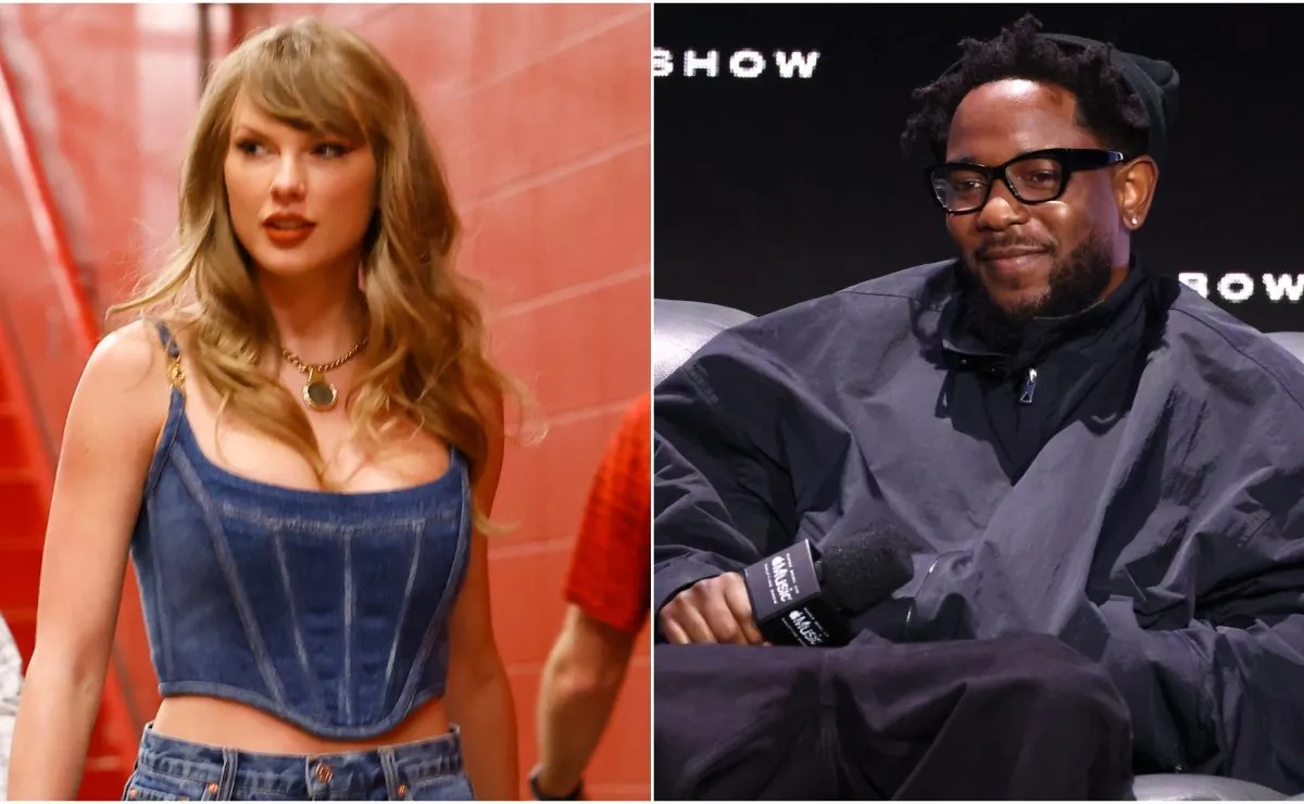Could Taylor Swift sing with Kendrick Lamar on the 2025 Super Bowl ...