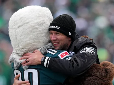 Nick Foles sends a bold message aimed at Tom Brady after the Eagles' Super Bowl LIX win