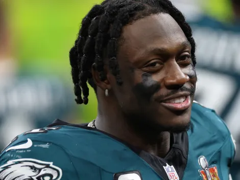 AJ Brown opens up about his celebration in the Super Bowl