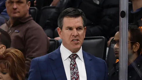 Head coach Mike Sullivan of the New York Rangers