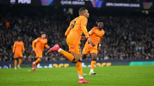 Kylian Mbappe scores the equalizer for Real Madrid vs Manchester City