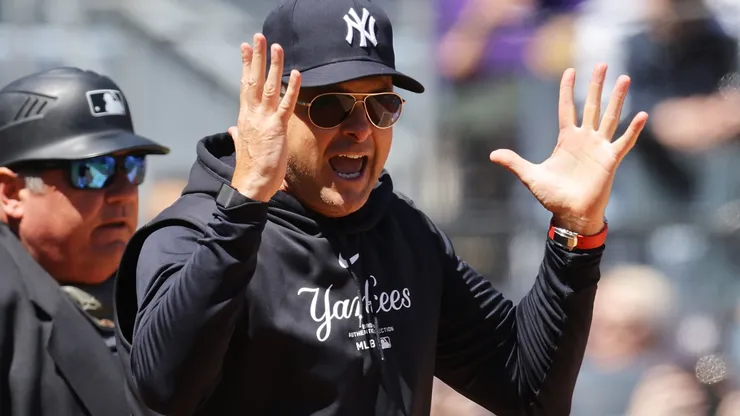 New York Yankees head coach Aaron Boone.