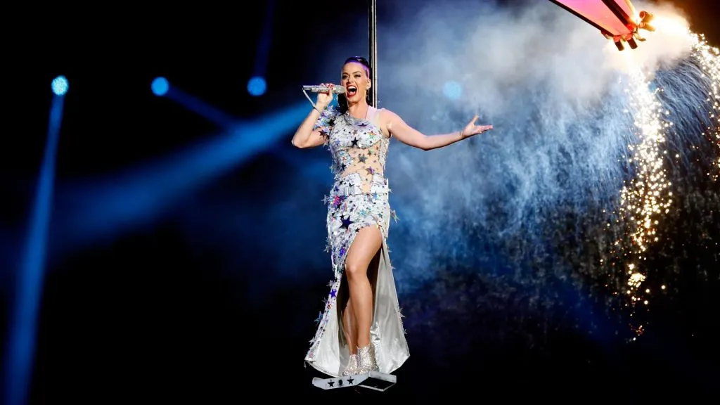 Katy Perry performs during the Pepsi Super Bowl XLIX Halftime Show at University of Phoenix Stadium on February 1, 2015. (Source: Kevin C. Cox/Getty Images)