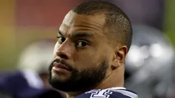 Dak Prescott quarterback of the Dallas Cowboys