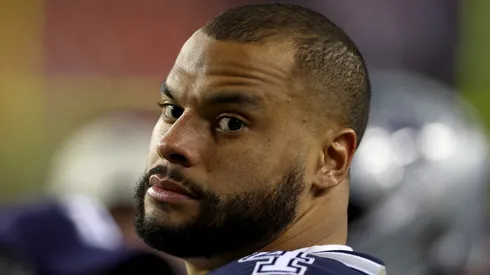 Dak Prescott quarterback of the Dallas Cowboys