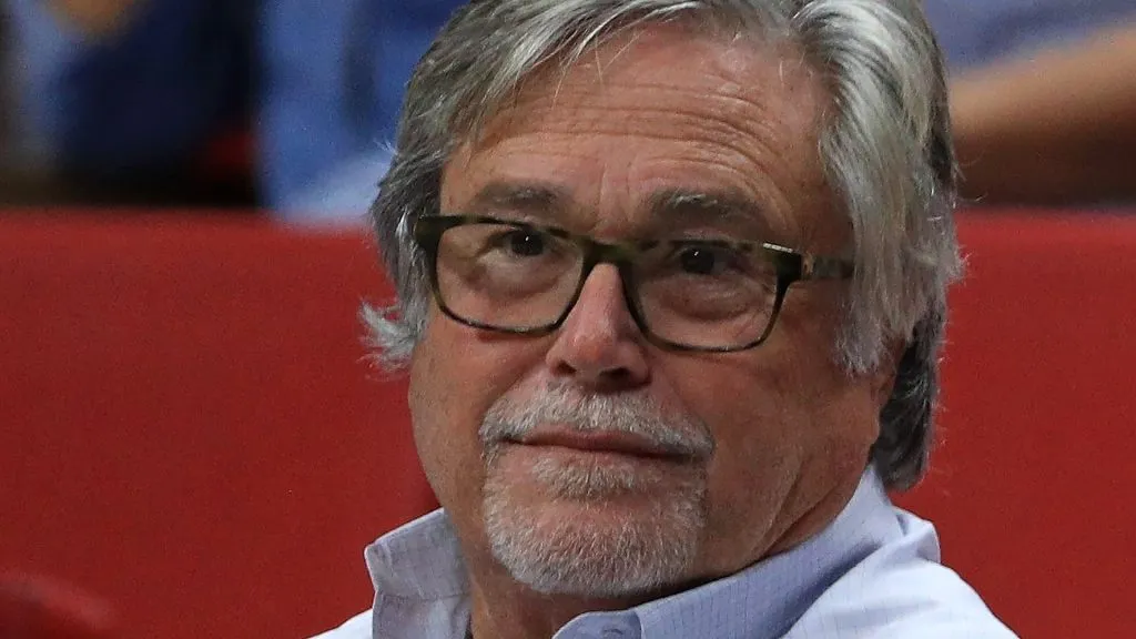 Miami Heat owner Micky Arrison looks on during a preseason game against the Brooklyn Nets at American Airlines Arena on October 11, 2016. (Source: Mike Ehrmann/Getty Images)
