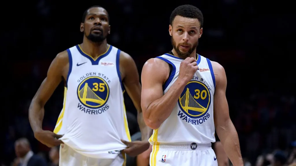 Stephen Curry and Kevin Durant
