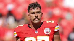 Travis Kelce tight end of the Kansas City Chiefs