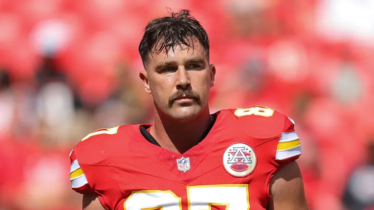 Travis Kelce tight end of the Kansas City Chiefs