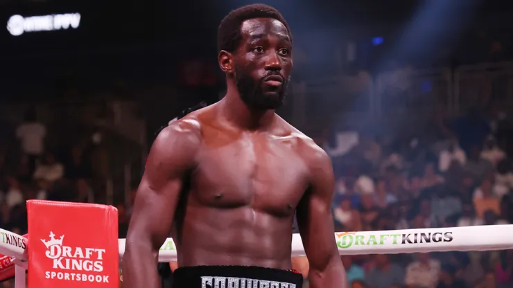 Terence Crawford looks on prior to the World Welterweight Championship bout against Errol Spence Jr. at T-Mobile Arena on July 29, 2023 in Las Vegas, Nevada.