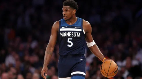 Anthony Edwards #5 of the Minnesota Timberwolves