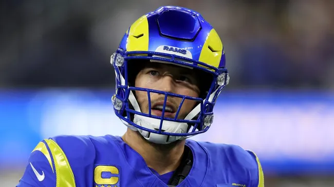 Matthew Stafford, quarterback for the Los Angeles Rams