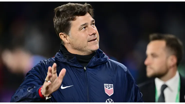 Head coach Mauricio Pochettino of the United States waves to fans prior to a game against the Costa Rica at Inter&Co Stadium on January 22, 2025 in Orlando, Florida.