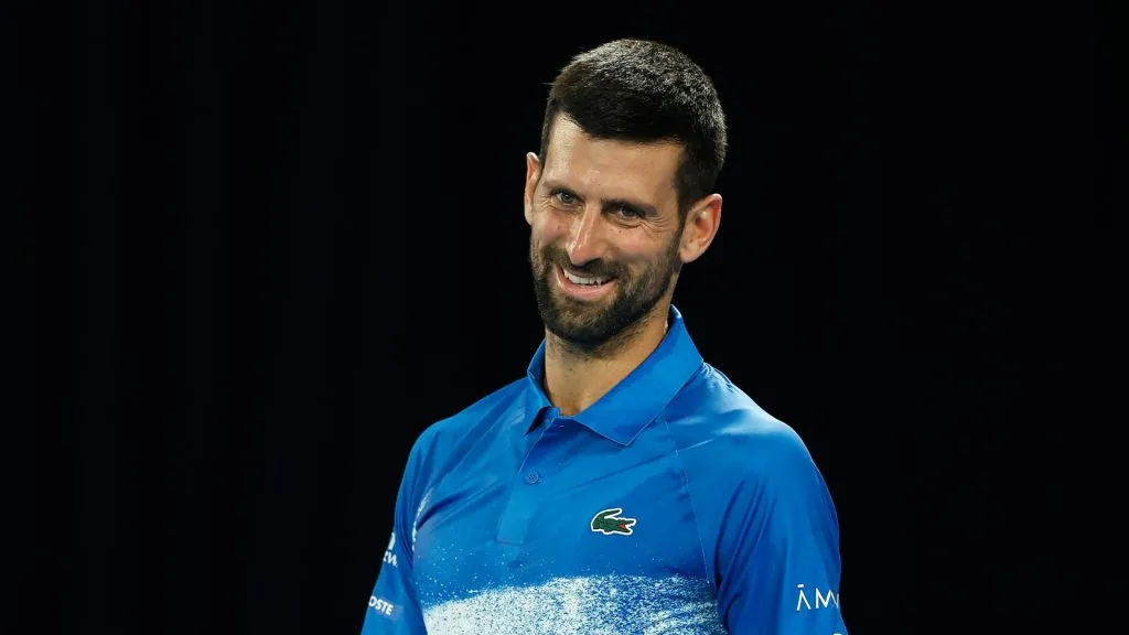 Novak Djokovic is the ‘best’, according to Garbiñe Muguruza (Daniel Pockett/Getty Images)