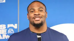 Micah Parsons arrives at EA Sports presents The Madden Bowl at Orpheum Theater on February 07, 2025 in New Orleans, Louisiana.