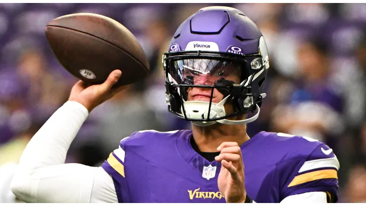 J.J. McCarthy #9 of the Minnesota Vikings.
