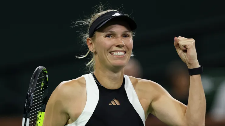 Caroline Wozniacki of Denmark.