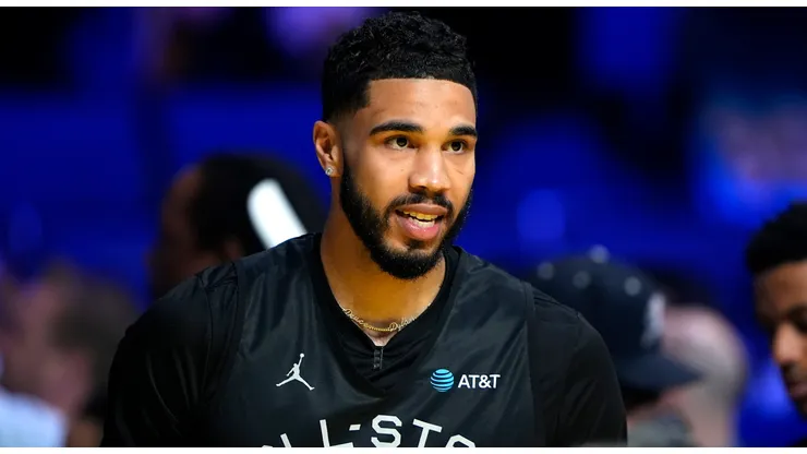 Jayson Tatum #0 of the Boston Celtics