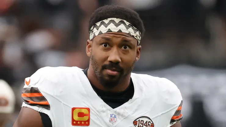 Myles Garrett, defensive end for the Cleveland Browns
