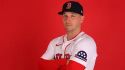 Alex Bregman #2 of the Boston Red Sox poses for a portrait during photo day at JetBlue Park at Fenway South on February 18, 2025 in Fort Myers, Florida.