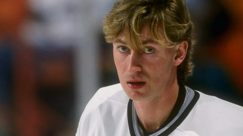 Center Wayne Gretzky of the Los Angeles Kings in 1990. (Source: Getty Images)