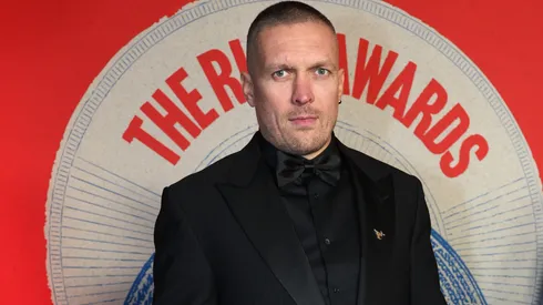 Oleksandr Usyk arrives prior to the RING Magazine Awards at Old Royal Naval College on January 11, 2025 in London, England.