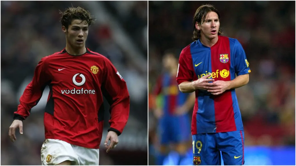 Ronaldo and Messi were older than Yamal when reached 100 appearances (Getty Images)