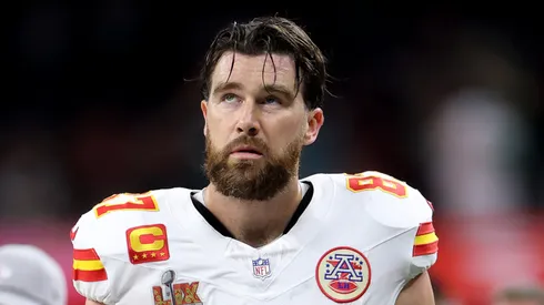 Travis Kelce tight end of the Kansas City Chiefs