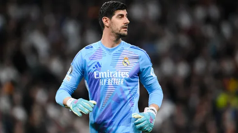 Thibaut Courtois playing for Real Madrid