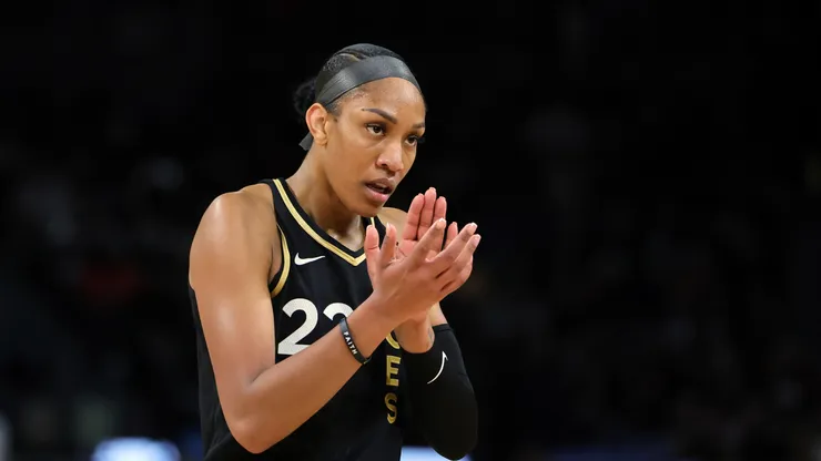 A'ja Wilson of Las Vegas Aces