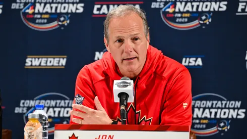 Jon Cooper, the head coach of the Team Canada