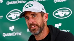 Aaron Rodgers former quarterback of the New York Jets