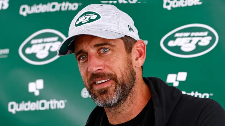 Aaron Rodgers former quarterback of the New York Jets