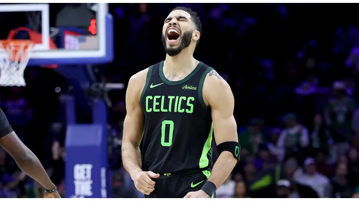 Jayson Tatum #0 of the Boston Celtics.